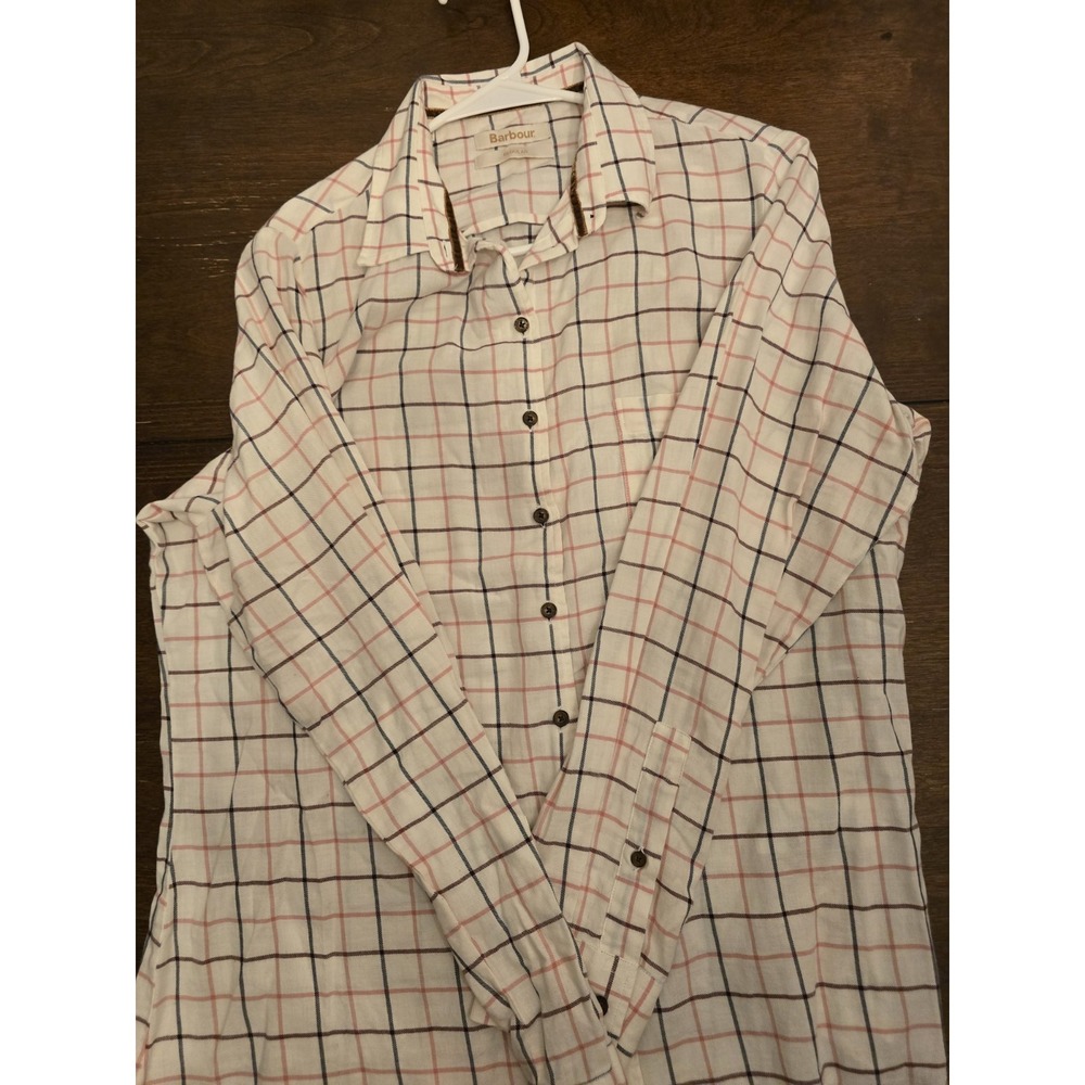 Barbour Triplebar Plaid Button-Down Shirt (US 12 / UK 16)